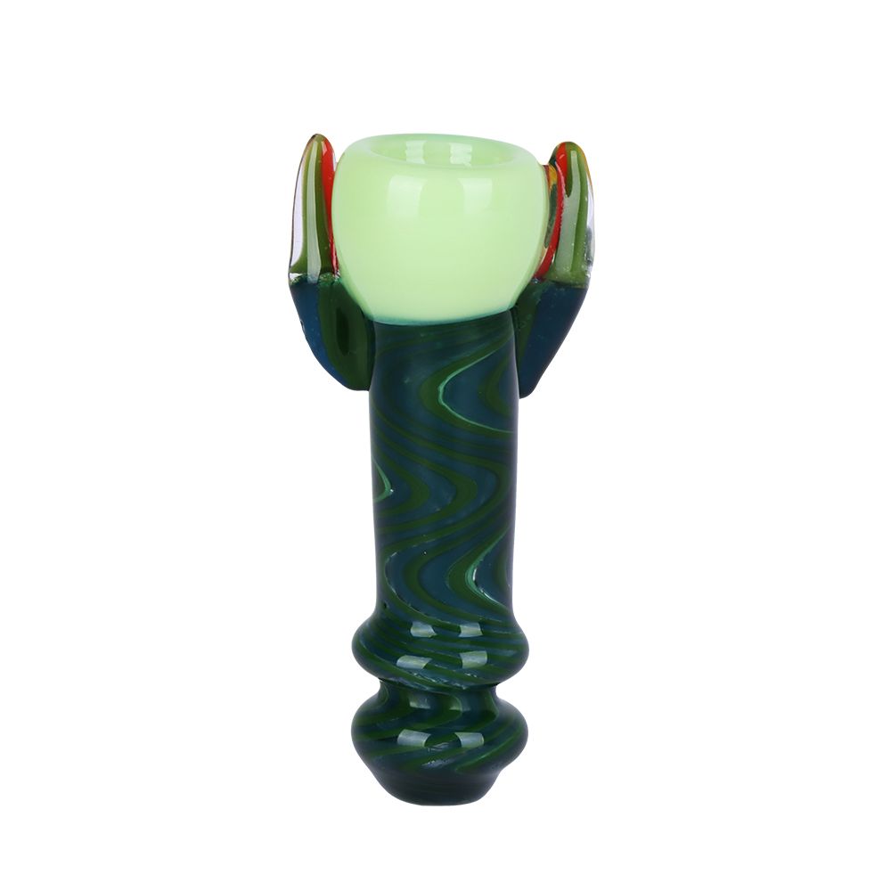 Goblin Claw Goblet Wig Wag Glass Chillum - 3.25"