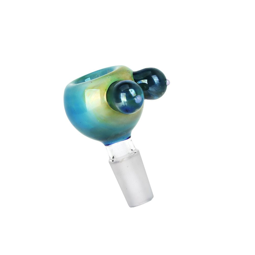 Fumed Nude Bod Glass Water Pipe - 8" / 14mm F