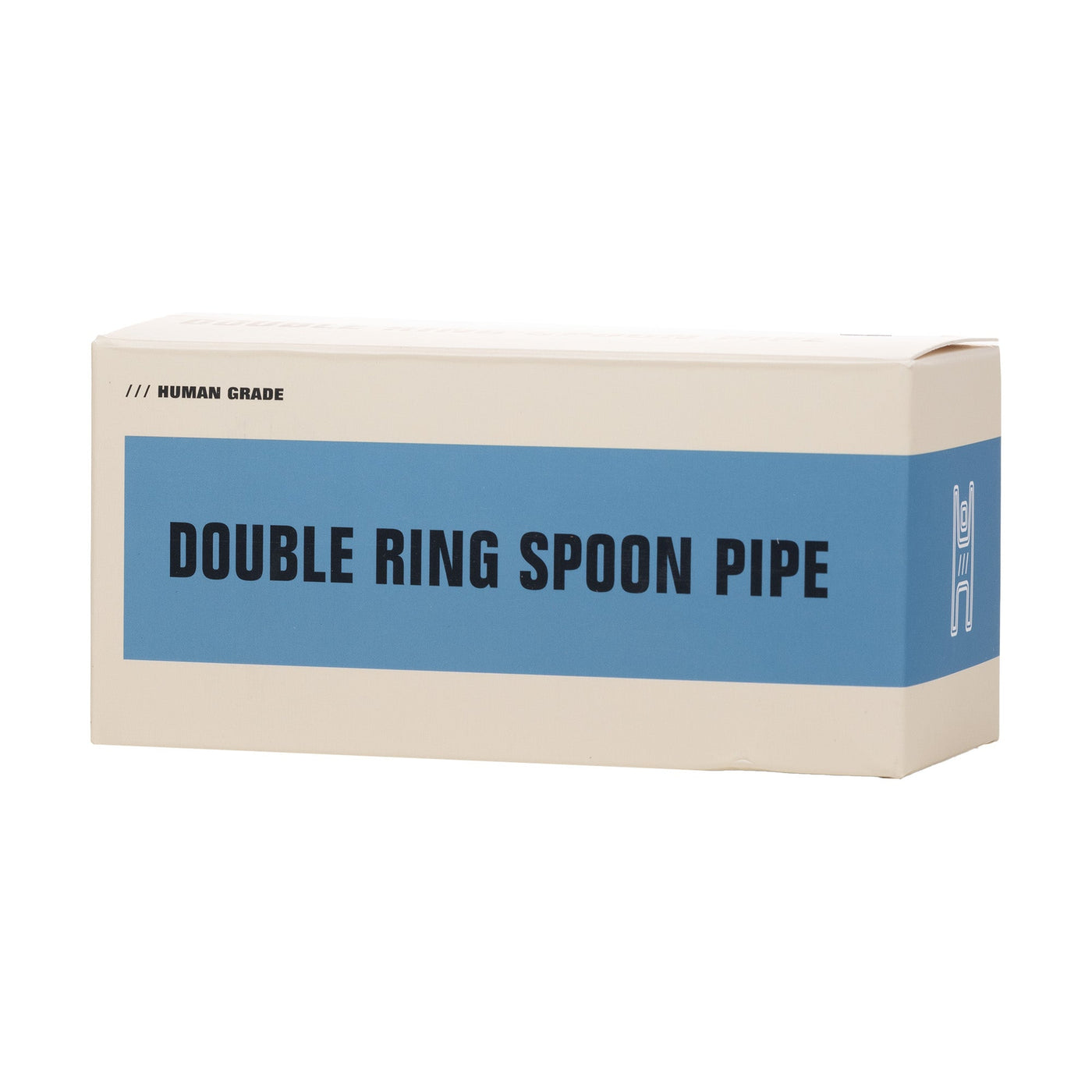 Human Grade Double Ring Spoon Pipe