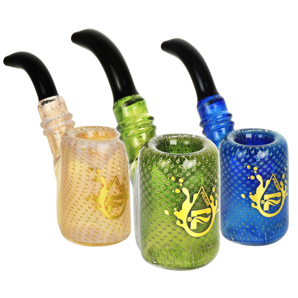 Pulsar Bubble Matrix Sherlock Pipe - 3.75" / Colors Vary